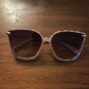 KREWE Pink Oversized Sunglasses